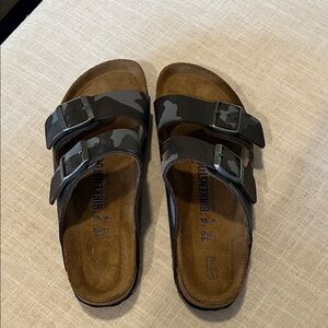Birkenstock Dark Camouflage Sandals